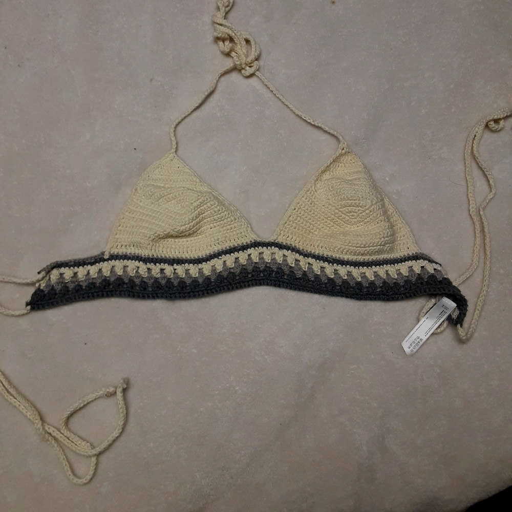 Knitted bralette